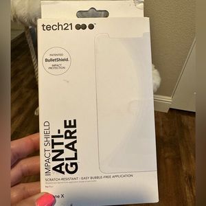 NWT Tech21 Impact shield anti-glare screen protector.   iPhone X/XS